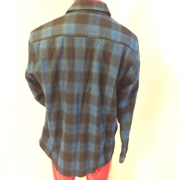 VTG Golden Line Wool Shirt Lumberjack Plaid - Picture 3 of 7